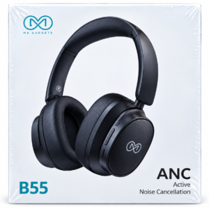 M8 Gadgets B55 Active Noise Cancelling Wireless Headphones – HDFM8-B55 (Black)